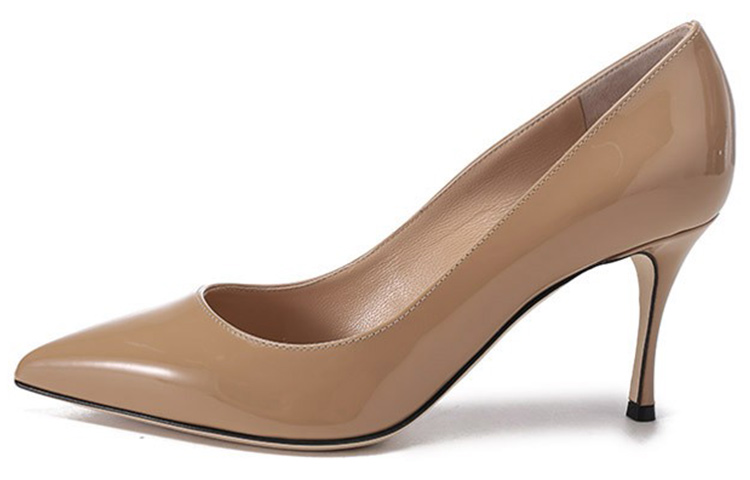 (Women) SERGIO ROSSI Nappa Leather High Heel 'Deep Apricot' A43841MVIV012875110