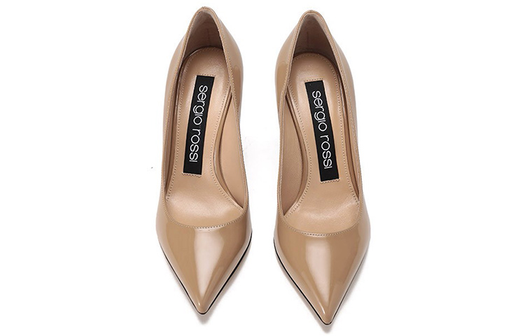 Shop (W) (女性用) セルジオ・ロッシ ナッパレザー ハイヒール 'ディープアプリコット' A43841MVIV012875110