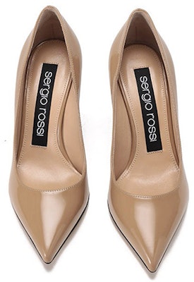 (Women) SERGIO ROSSI Nappa Leather High Heel 'Deep Apricot' A43841MVIV012875110 Shop (Women) SERGIO ROSSI Nappa Leather High Heel 'Deep Apricot' A43841MVIV012875110