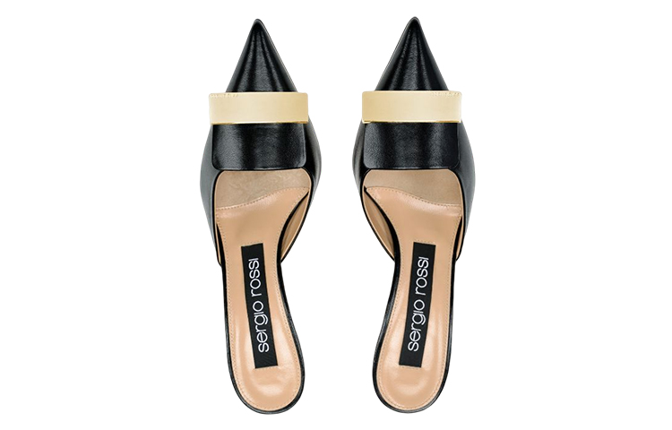 (W) SERGIO ROSSI Nappa Leather High Heels 'Black' 圖 3