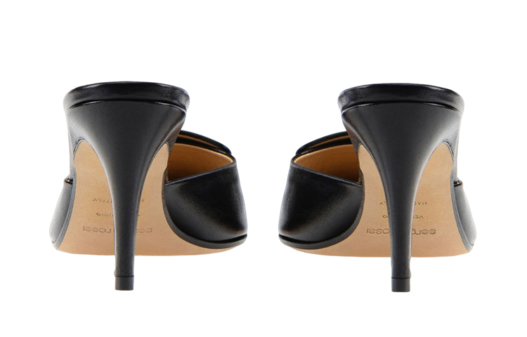 (W) SERGIO ROSSI Nappa Leather High Heels 'Black' 圖 4