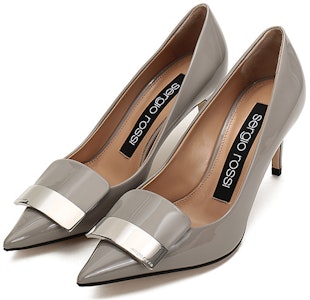 (W) 塞尔吉奥·罗西 灰色纳帕皮高跟鞋 A78950MVIV011541110 Shop (W) 塞尔吉奥·罗西 灰色纳帕皮高跟鞋 A78950MVIV011541110