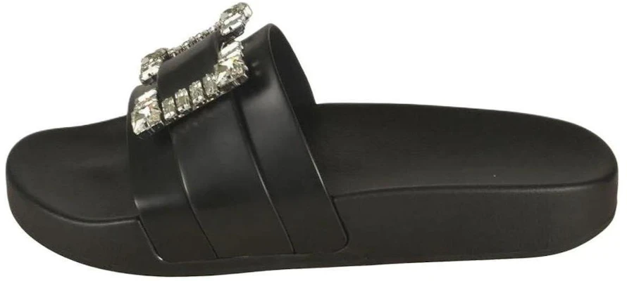 (Women) Sergio Rossi Open-Toe Slip-On Flat Sandals Black B01030MFL1721000 Buy (Women) Sergio Rossi Open-Toe Slip-On Flat Sandals Black B01030MFL1721000