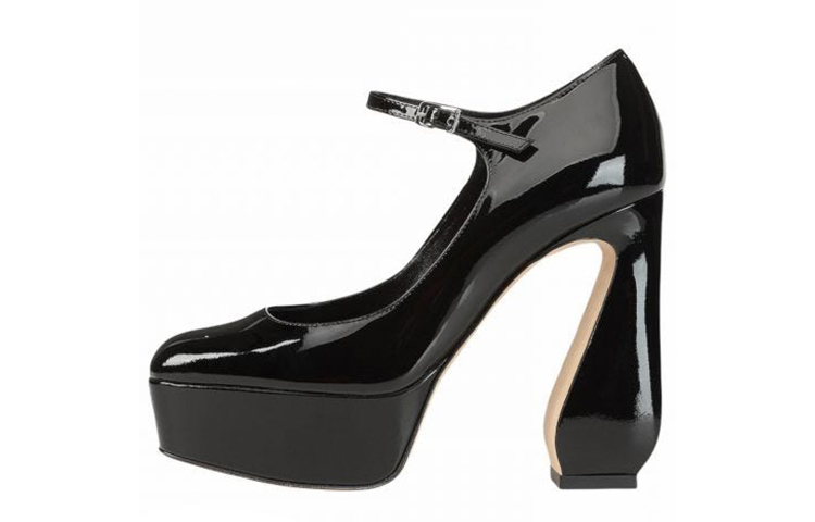 (Women) SERGIO ROSSI Patent High Heels 'Black' A95580MMVV251000