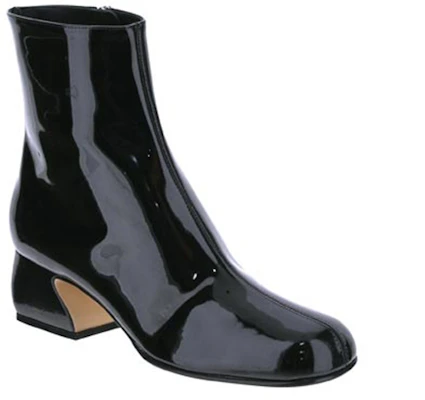 Sergio Rossi 漆皮小羊皮短靴 女款 黑色 Shop Sergio Rossi 漆皮小羊皮短靴 女款 黑色