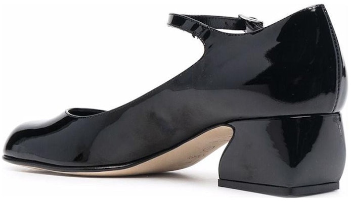 (Women) SERGIO ROSSI Patent Leather Buckle Round Toe Block Heel 'Black' A96560MMVV251101000 Shop (Women) SERGIO ROSSI Patent Leather Buckle Round Toe Block Heel 'Black' A96560MMVV251101000