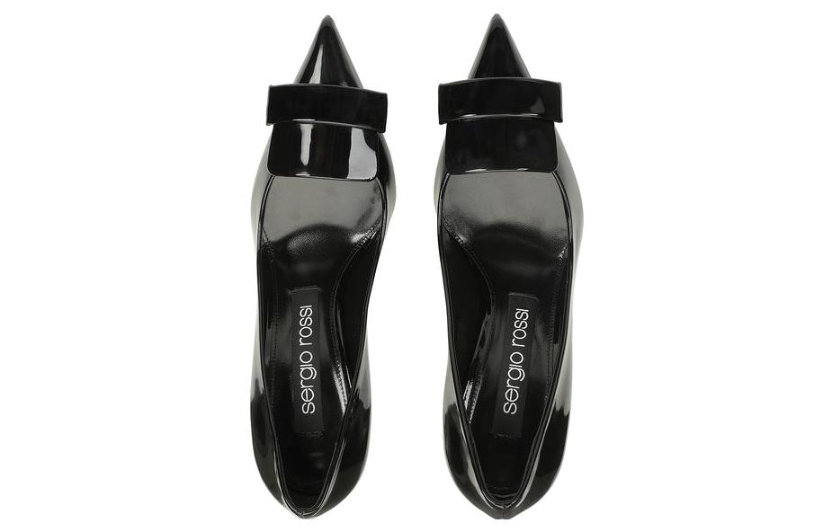 (W) SERGIO ROSSI Patent Leather Pointed Toe Stiletto 'Black' 圖 3