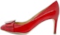 (Women) SERGIO ROSSI Patent Leather Round Toe Slip-On Stiletto 'Red' A87480MCPV02612Z00