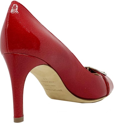 (Women) SERGIO ROSSI Patent Leather Round Toe Slip-On Stiletto 'Red' A87480MCPV02612Z00 Shop (Women) SERGIO ROSSI Patent Leather Round Toe Slip-On Stiletto 'Red' A87480MCPV02612Z00