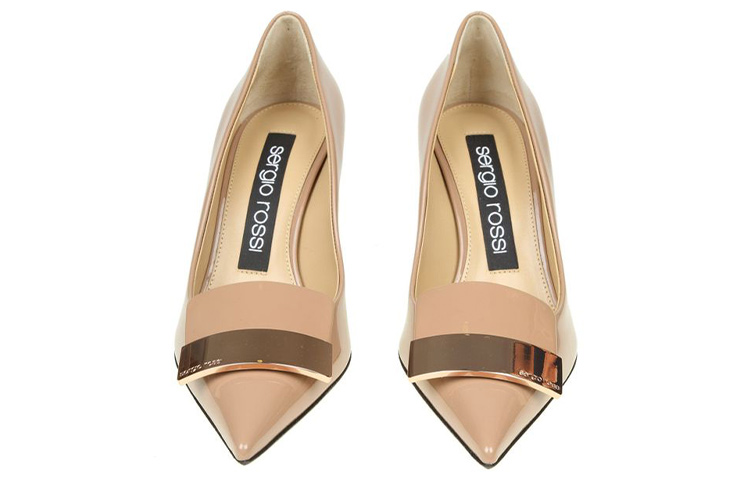 Shop (W) SERGIO ROSSI Zapatos de Tacón Puntiagudos 'Rosa' en Piel A78950MVIV015755110