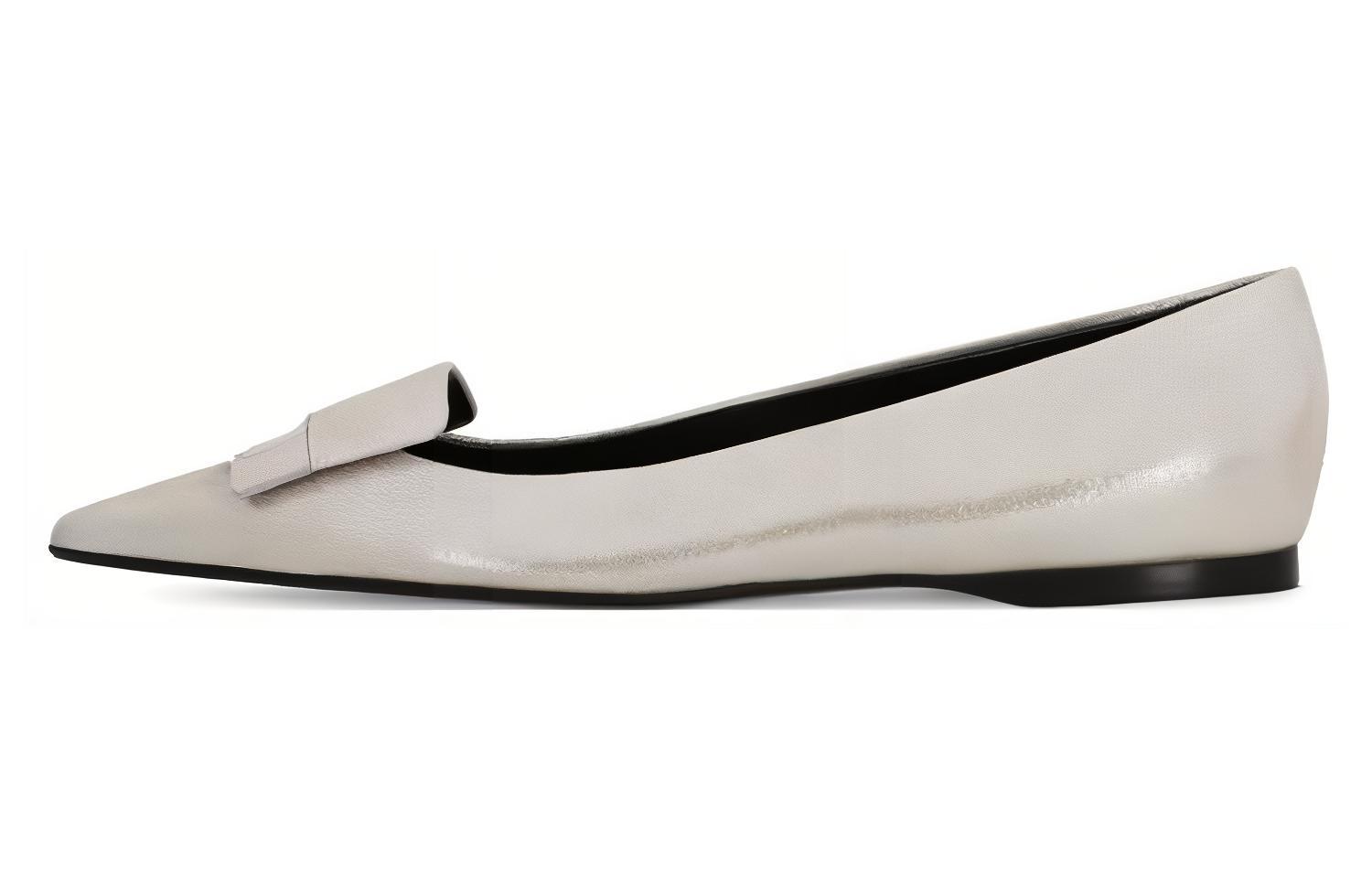 (W) SERGIO ROSSI Pointed-Toe Slip-On 'Silver'