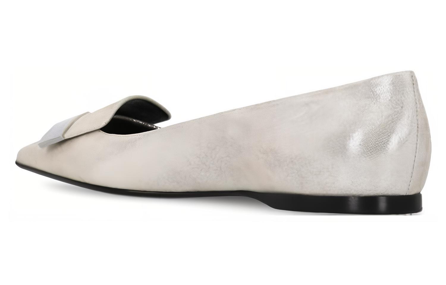 (W) SERGIO ROSSI Pointed-Toe Slip-On 'Silver' 圖 4