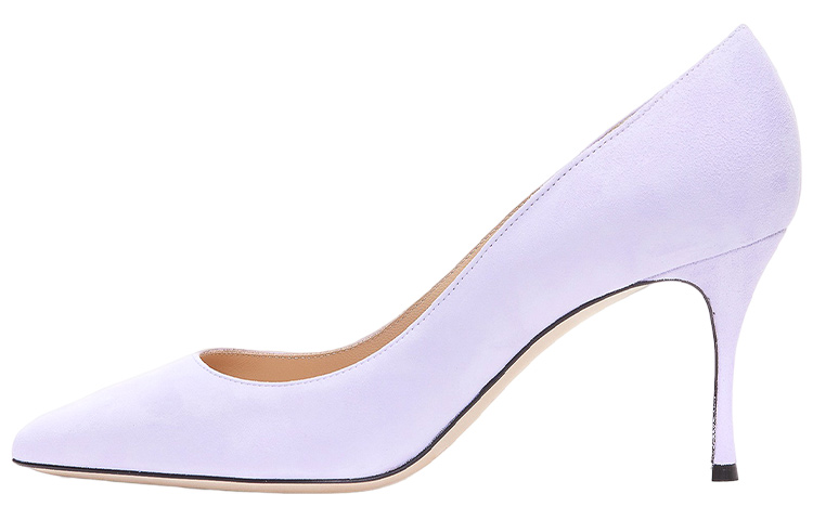 (Women) SERGIO ROSSI Pointed-Toe Stiletto 'Purple Velvet' A43841MCAZ015327