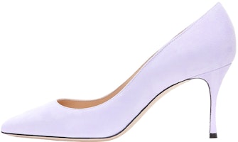 (Women) SERGIO ROSSI Pointed-Toe Stiletto 'Purple Velvet' A43841MCAZ015327 (Women) SERGIO ROSSI Pointed-Toe Stiletto 'Purple Velvet' A43841MCAZ015327