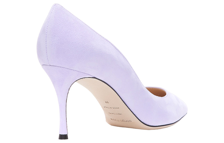 Lookbook (W) 세르지오 로시 퍼플 벨벳 스틸레토 힐 A43841MCAZ015327