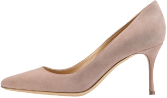 (Women) SERGIO ROSSI Pointed-Toe Stiletto Mules 'Nude' A43841MCAZ011105703 (Women) SERGIO ROSSI Pointed-Toe Stiletto Mules 'Nude' A43841MCAZ011105703