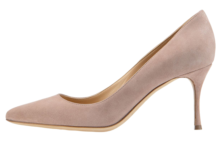 (Women) SERGIO ROSSI Pointed-Toe Stiletto Mules 'Nude' A43841MCAZ011105703