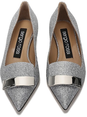 (Women) SERGIO ROSSI Pointed Toe 'Glitter Loafers Silver' A78960MTE1018102170 Shop (Women) SERGIO ROSSI Pointed Toe 'Glitter Loafers Silver' A78960MTE1018102170