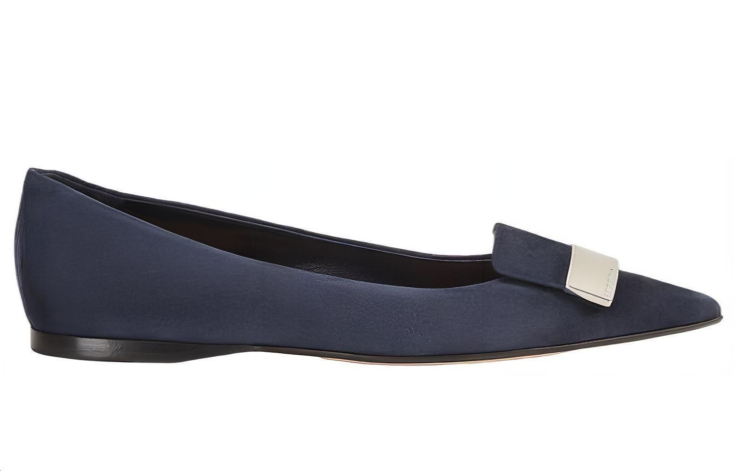 Order (W) SERGIO ROSSI Sepatu Flat Runcing Wanita 'Biru' A78960MCAZ011704580