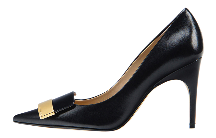 Buy (W) SERGIO ROSSI 尖头高跟鞋 '黑色' A78953MAGN051101000