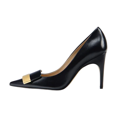 (W) SERGIO ROSSI Pointed Toe High Heels 'Black'