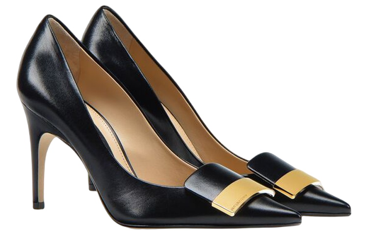 (W) SERGIO ROSSI Pointed Toe High Heels 'Black' 圖 2