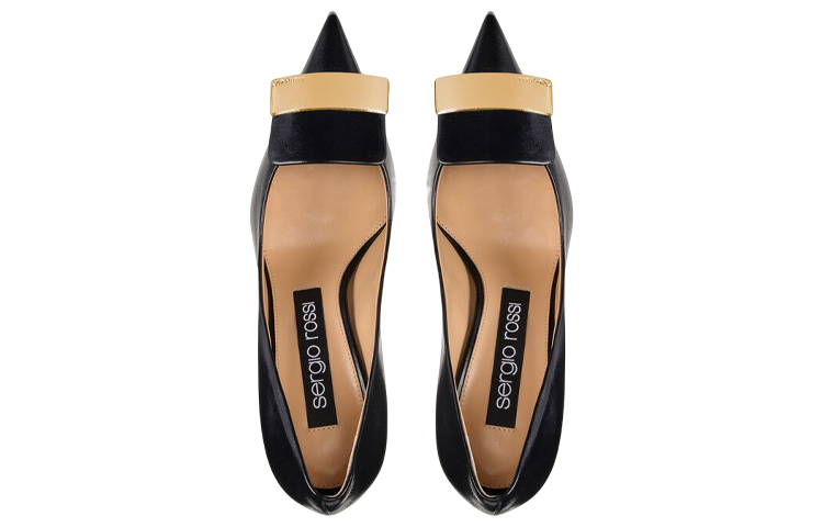 (W) SERGIO ROSSI Pointed Toe High Heels 'Black' 圖 3
