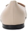 Shop (W) SERGIO ROSSI Kasut Leper Kulit Hujung Runcing 'Chalk White' A78960MAGN059180170