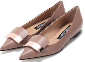 (W) SERGIO ROSSI Sepatu Flats Kulit Lancip 'Deep Nude' A78960MAGN055755170 Lookbook (W) SERGIO ROSSI Sepatu Flats Kulit Lancip 'Deep Nude' A78960MAGN055755170