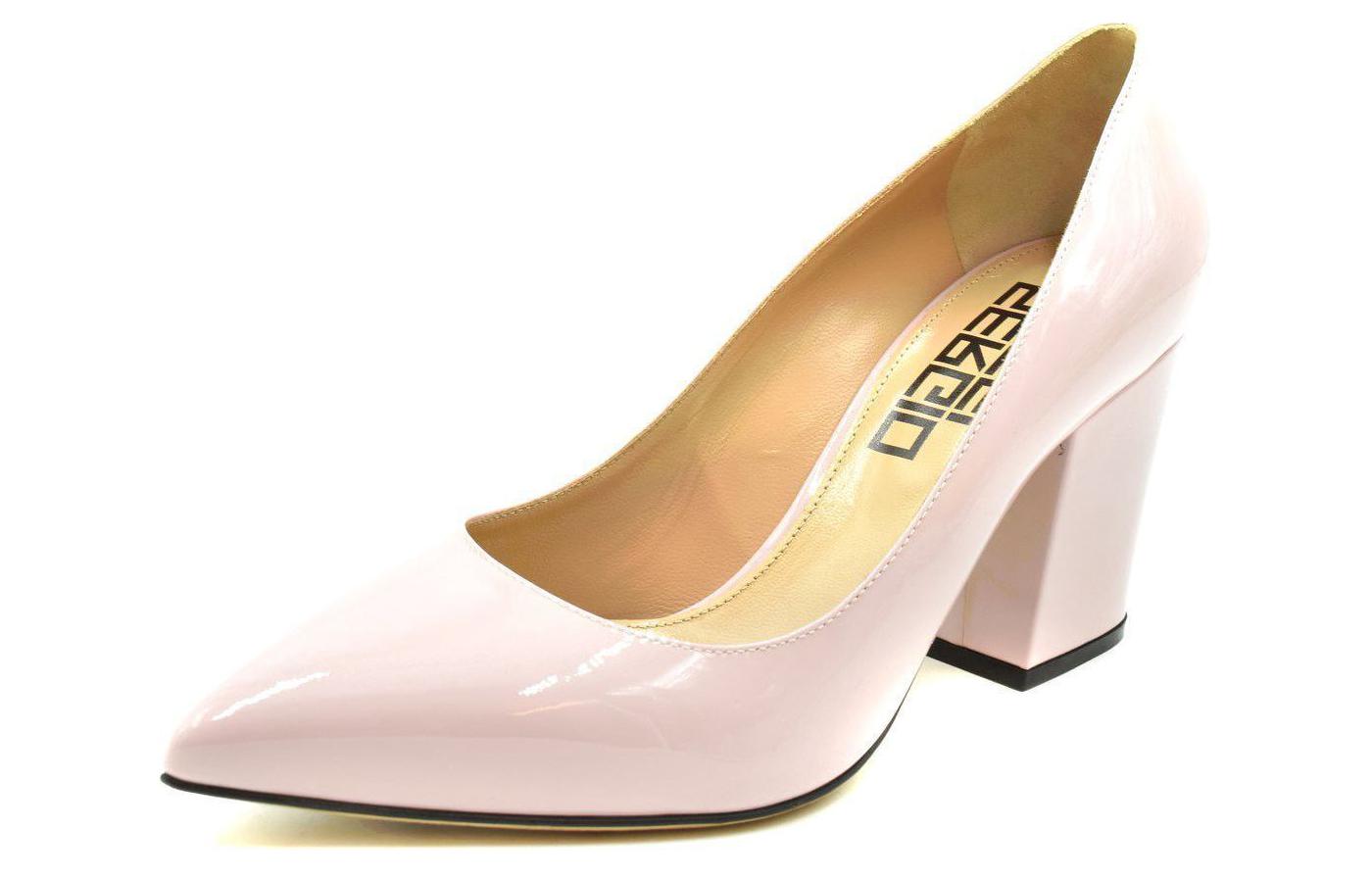 (W) SERGIO ROSSI Pointed Toe Leather Pumps 'Pink' 圖 3