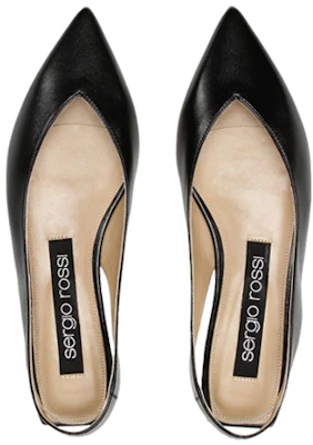 (W) SERGIO ROSSI Zapatos Planos de Piel Napa con Punta 'Negro' A83460MFN4601261498 Lookbook (W) SERGIO ROSSI Zapatos Planos de Piel Napa con Punta 'Negro' A83460MFN4601261498