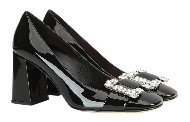 (W) SERGIO ROSSI Pointed Toe Patent High Heels 'Black' 圖 2