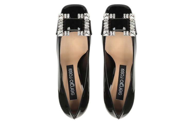 (W) SERGIO ROSSI Pointed Toe Patent High Heels 'Black' 圖 3