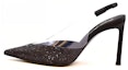 Buy (W) SERGIO ROSSI Stiletto Bertapak Runcing 12cm 'Hitam' Slingback. B01140MFI628100