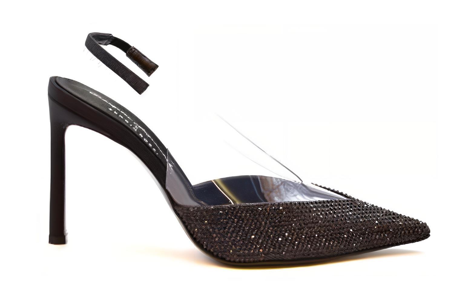 Order (W) SERGIO ROSSI Tacón de Aguja Punta Fina 12cm 'Negro' B01140MFI628100