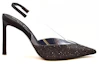 Order (W) SERGIO ROSSI Tacón de Aguja Punta Fina 12cm 'Negro' B01140MFI628100