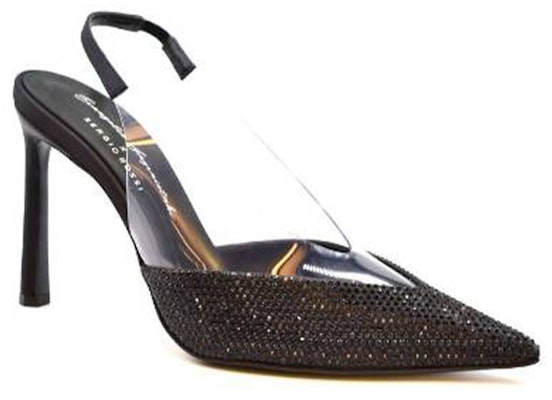 (W) セルジオロッシ スリングバック パンプス 12cm ブラック B01140MFI628100 Lookbook (W) セルジオロッシ スリングバック パンプス 12cm ブラック B01140MFI628100