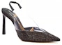 Lookbook (W) SERGIO ROSSI Stiletto Bertapak Runcing 12cm 'Hitam' Slingback. B01140MFI628100