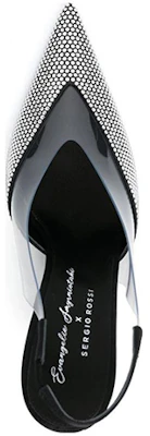 (W) SERGIO ROSSI Hak Tinggi Slingback Berujung Lancip 'Silver' B01140MFI6281498 Lookbook (W) SERGIO ROSSI Hak Tinggi Slingback Berujung Lancip 'Silver' B01140MFI6281498