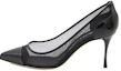 Buy (Women) SERGIO ROSSI Pointed Toe Slip-On Stiletto 'Black Leather' A89581MFI3661000