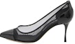Buy (W) SERGIO ROSSI Kasut Tumit Tinggi Pointed 'Kulit Hitam' A89581MFI3661000