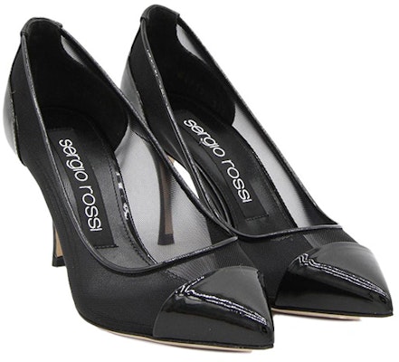 (Women) SERGIO ROSSI Pointed Toe Slip-On Stiletto 'Black Leather' A89581MFI3661000 Lookbook (Women) SERGIO ROSSI Pointed Toe Slip-On Stiletto 'Black Leather' A89581MFI3661000