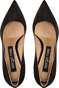 (W) SERGIO ROSSI Zapato Tacón de Aguja Punta Fina 'Terciopelo Negro' A43841MCAZ011101000 Shop (W) SERGIO ROSSI Zapato Tacón de Aguja Punta Fina 'Terciopelo Negro' A43841MCAZ011101000