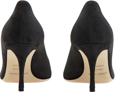 (W) SERGIO ROSSI Zapato Tacón de Aguja Punta Fina 'Terciopelo Negro' A43841MCAZ011101000 Purchase (W) SERGIO ROSSI Zapato Tacón de Aguja Punta Fina 'Terciopelo Negro' A43841MCAZ011101000