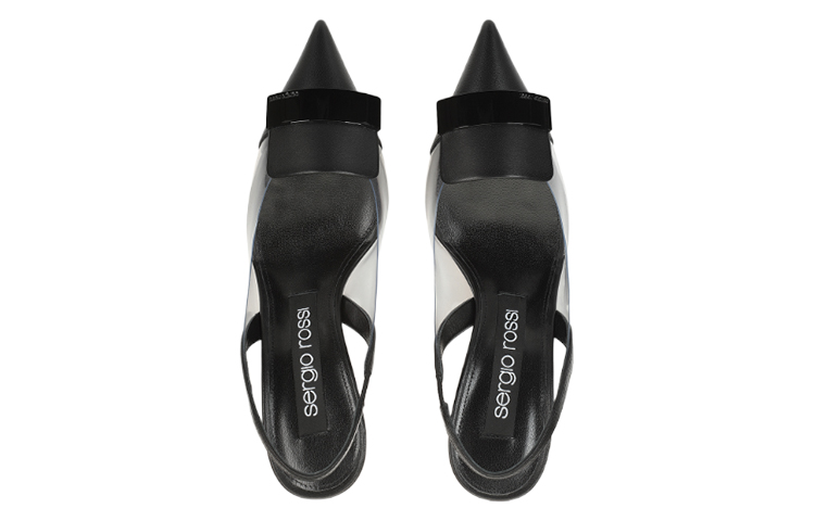 Lookbook (W) (女性用) セルジオ ロッシ ポインテッドトゥ スティレット 'ブラックファッション' A98740MFI5031101498 A98740MFI5031101498