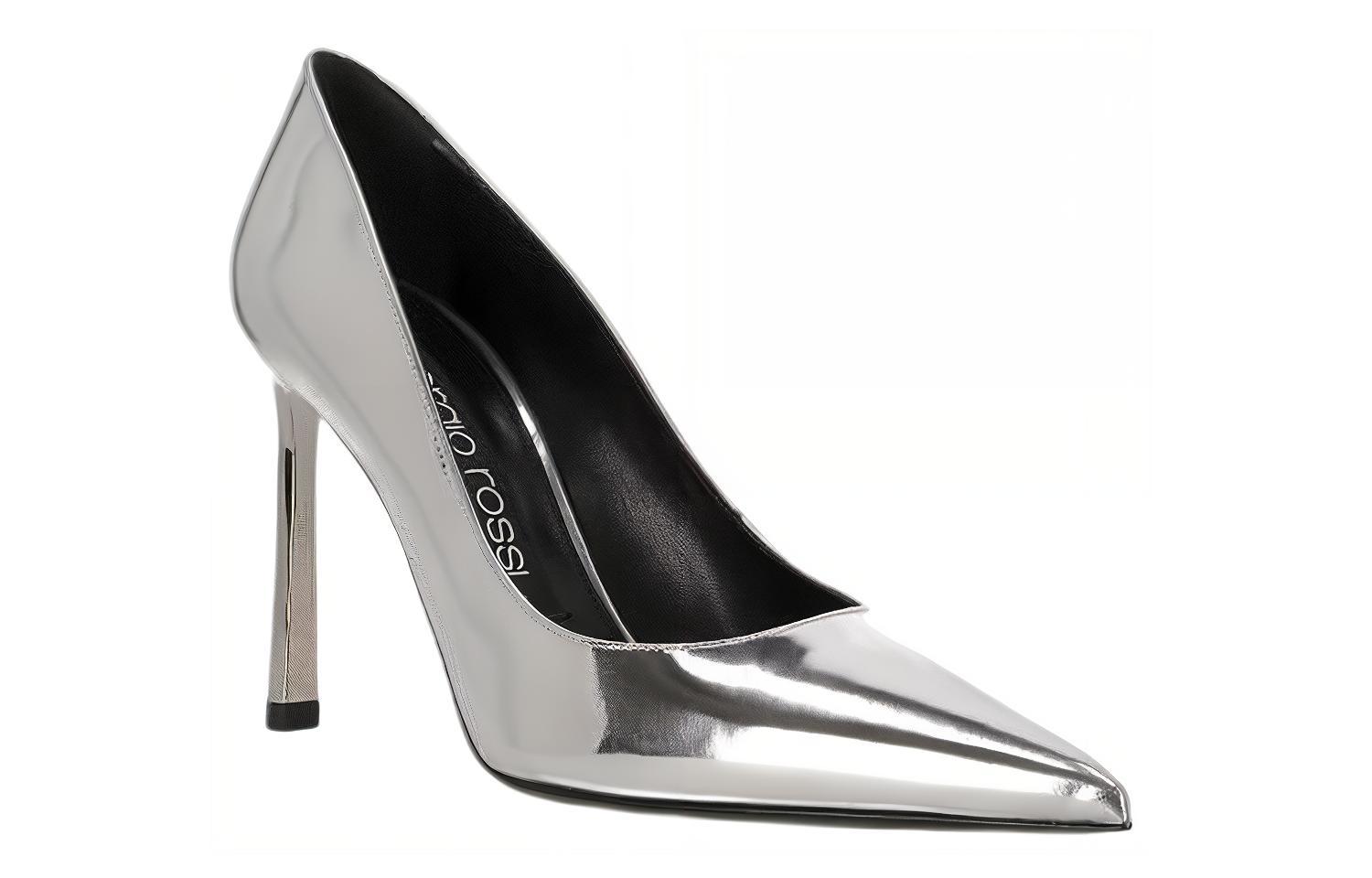 (W) SERGIO ROSSI Pointed Toe Stiletto 'Silver' 圖 2