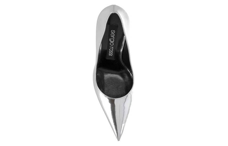 (W) SERGIO ROSSI Pointed Toe Stiletto 'Silver' 圖 3