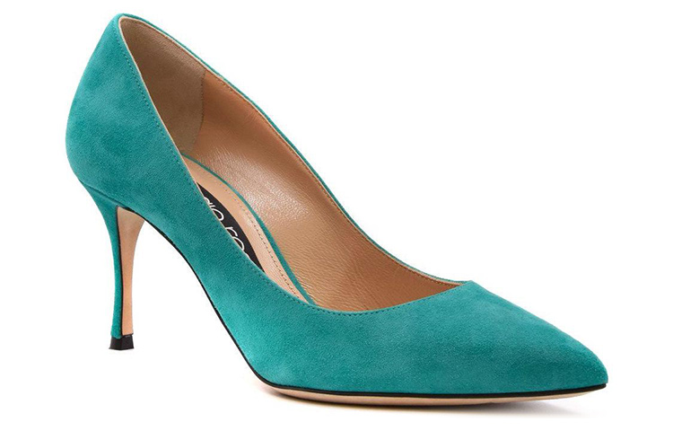 Lookbook (W) 세르지오 로시 그린 벨벳 뮬 (Sergio Rossi Green Velvet Mule) A43841MCAZ013609110