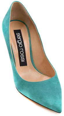 (W) SERGIO ROSSI 绿色天鹅绒尖头细高跟凉鞋 A43841MCAZ013609110 Shop (W) SERGIO ROSSI 绿色天鹅绒尖头细高跟凉鞋 A43841MCAZ013609110