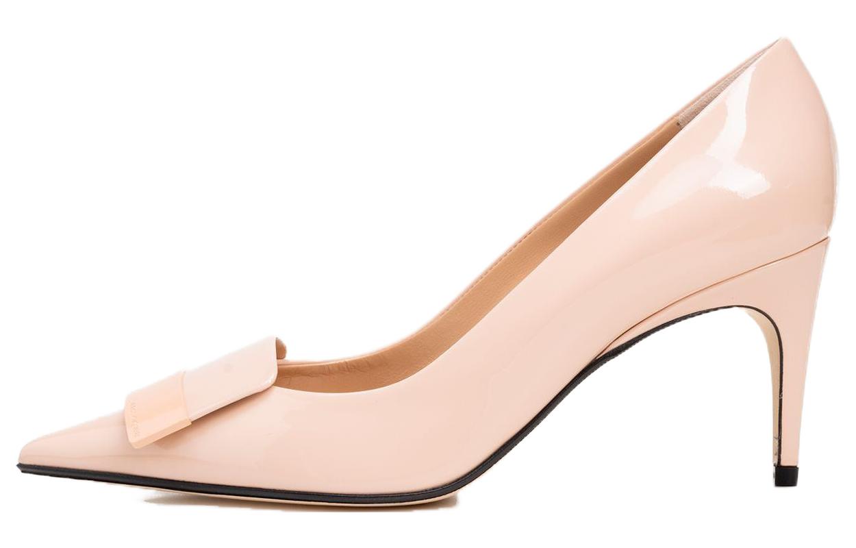 Buy (W) SERGIO ROSSI Kasut Tumit Tinggi 'Kulit Merah Jambu' A78950MVIV019546